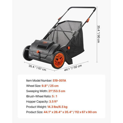 Push Lawn Sweeper